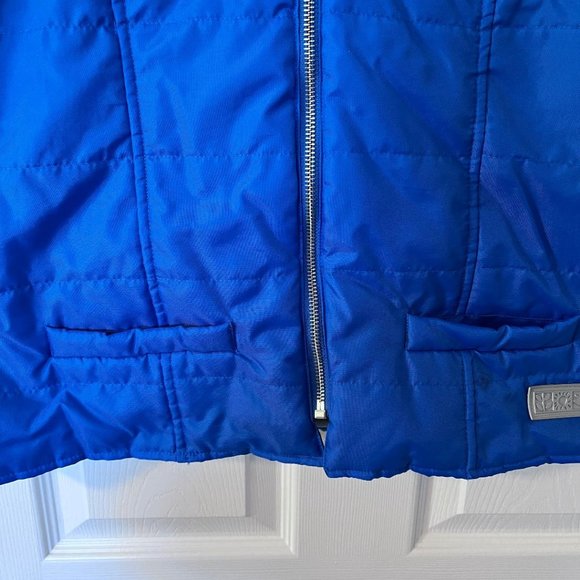 Talbots Women's Lightweight Nylon Vest, Royal Blue, Medium - Picture 2 of 4